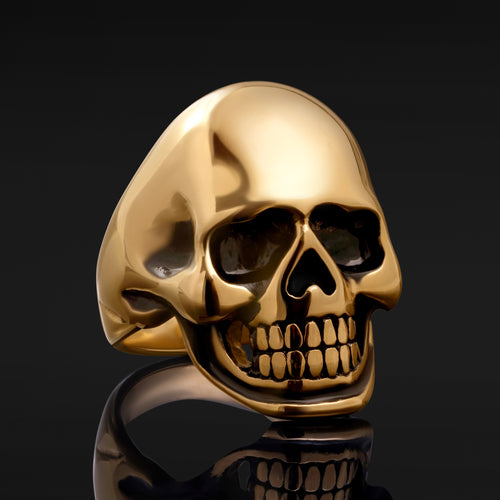 Golden Skull Ring