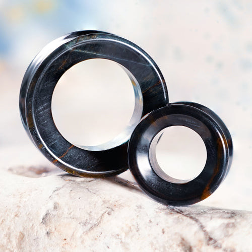 Blue Tiger Eye Stone Tunnel