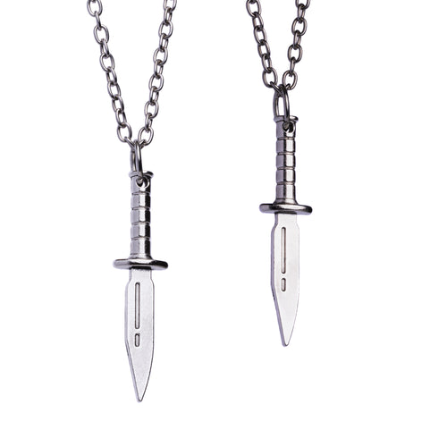 Silver Dagger Necklace