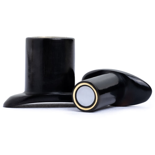 White Mother Of Pearl Inlay Stretched Labret T Back Labret Lip Plug