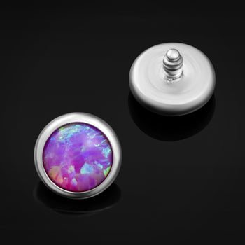 Dermal Top, Purple Opal, Titanium