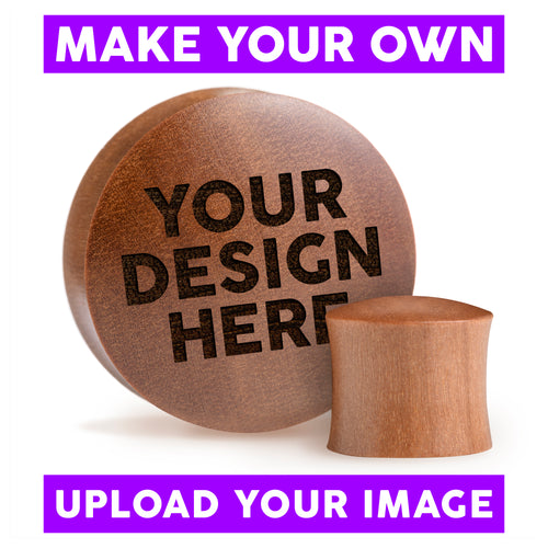 Make Your Own Plug / Gauge - Saba Wood | Convex Double Flare