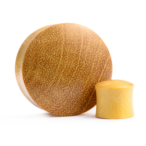 Jackfruit Convex Wood Ear Plug / Gauge