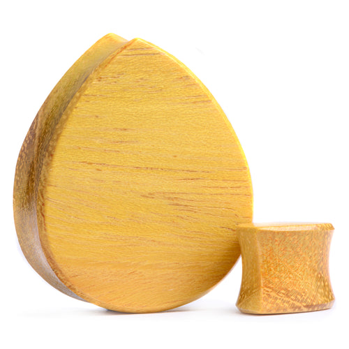 Jackfruit Teardrop Wood Ear Plug / Gauge