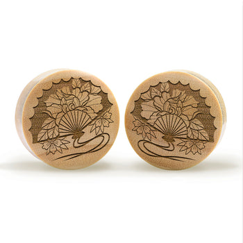 Alternative Klar & Gelb Single Flare Glas Plug / Gauge