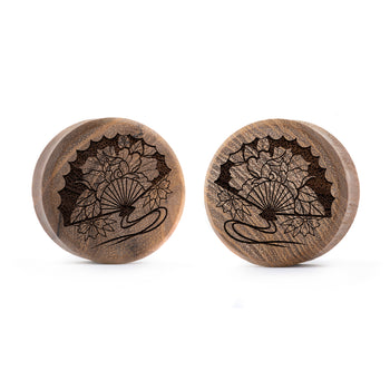 Alternative Klar & Gelb Single Flare Glas Plug / Gauge