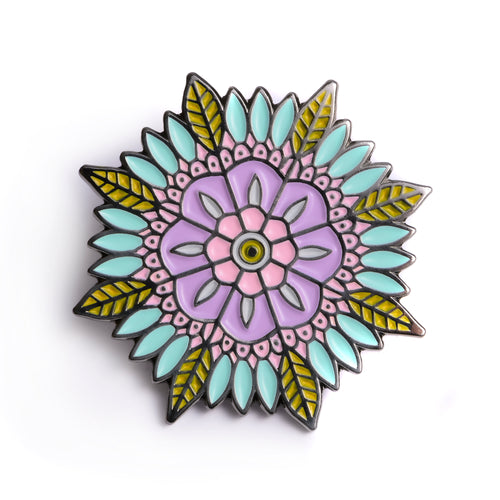Cute pastel Pastellmandala Pin - Anstecker