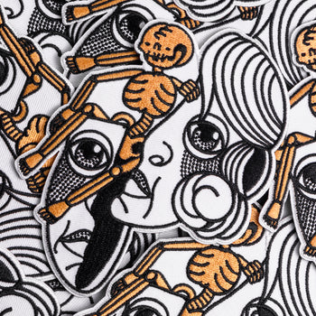 Migraine Skeleton Patch