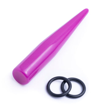 Custom Plugs -33 piece Clear & Red Single Flare Glass Taper Kit & Plug / Gauge - Lifestyle 2