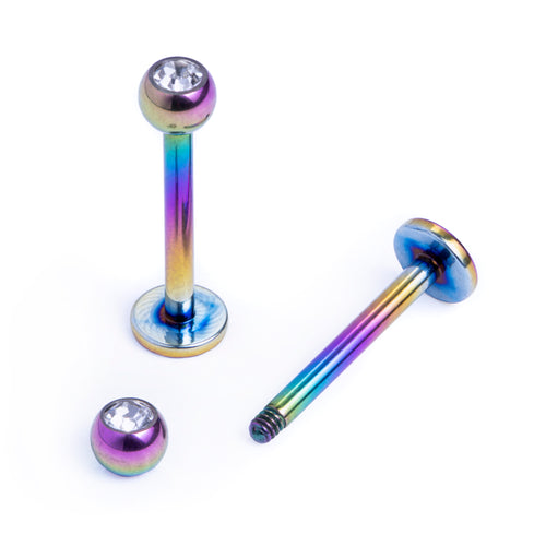Labret - Rainbow - (Titanium)