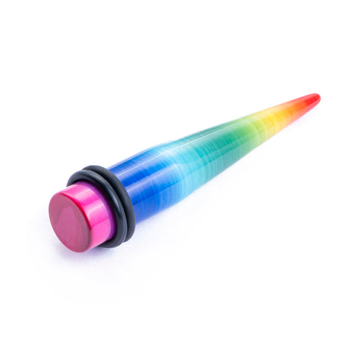Single Rainbow Taper For Stretching in Sizes 1.6mm to 10mm