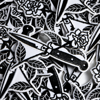 Rose & Knife Patch