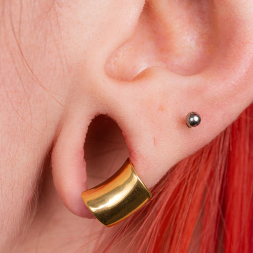Small Gold Lobe Cuff
