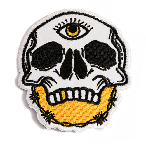 Occult spooky Third Eye Skull Patch