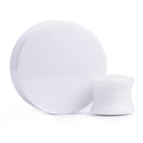 cool White Acrylic Gauge / Plug