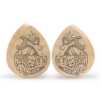 Bondage Plug / Gauge - Clear Glass | Doppelaufgeweitet mit flachem Gesicht