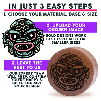 Make Your Own Plug / Gauge - Saba Wood | Convex Double Flare