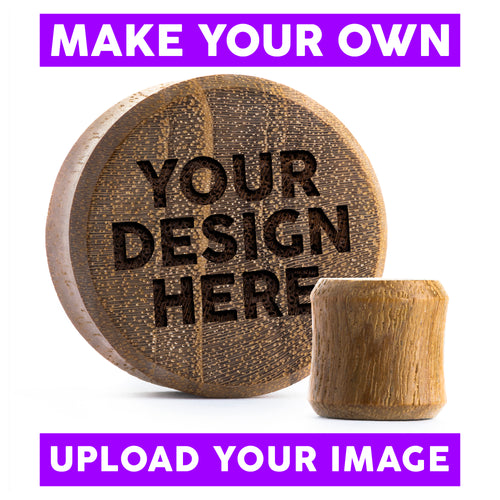 Make Your Own Plug / Gauge - Teak Wood | Flat Faced Double Flare