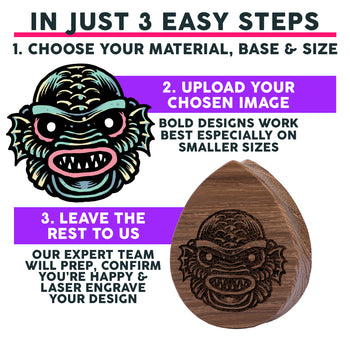Make Your Own Plug / Gauge - Teardrop Teak Wood | Flat Faced Double Flare