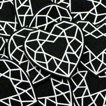 Glas Herzfleck