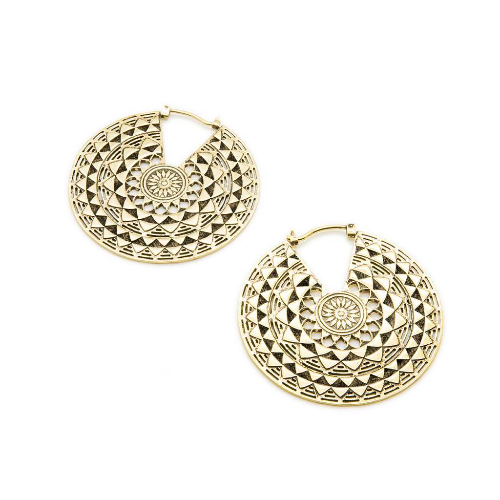 Gold geometric earrings hotsell