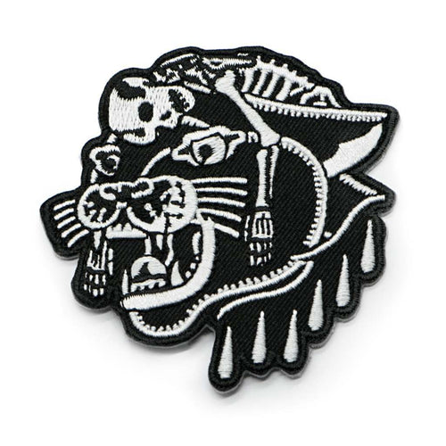 Unique cool Skelett Panther Patch