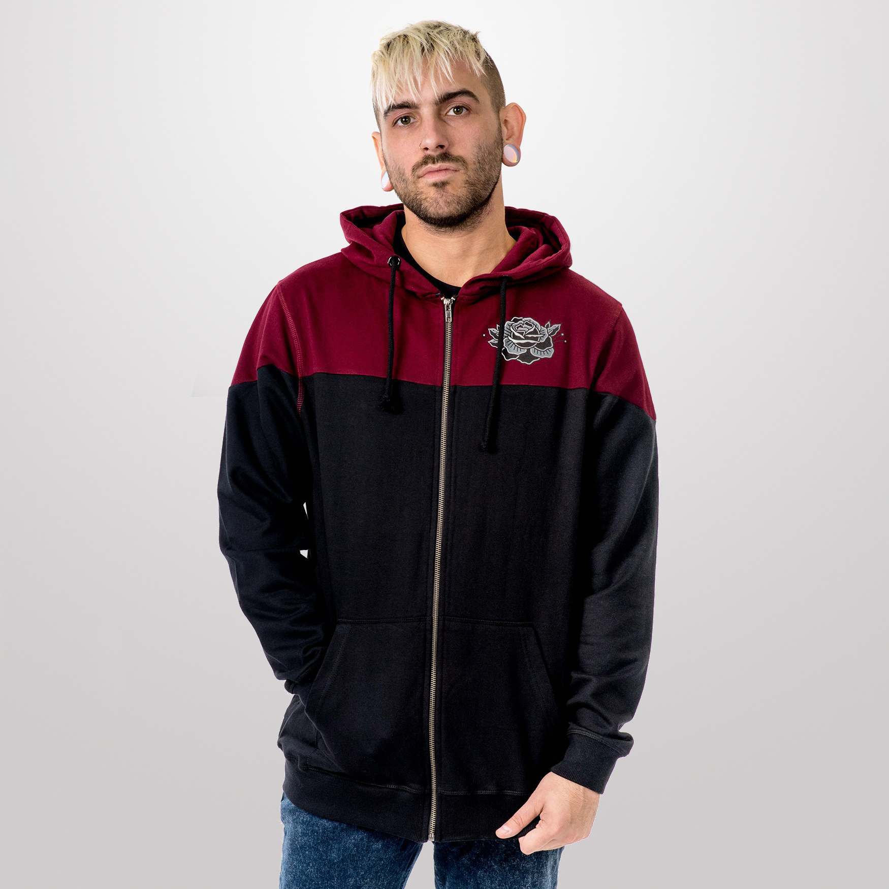 Custom red online hoodie