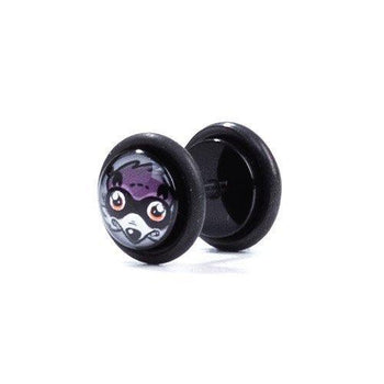Cool Red Howlite Fake Plug / Gauge