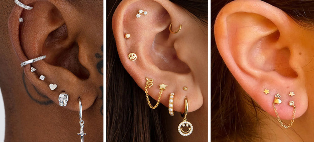 Build Your Curated Ear by Ear Shape: Helix, High Lobe, Hidden Helix & Conch