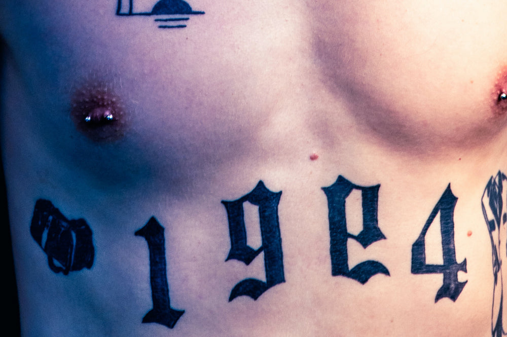 A guys nipple piercing can feature classic nipple bar jewellery