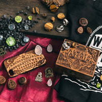 Custom Plugs CONJURED SPIRITS range being showcased on a wooden background