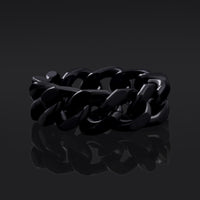 Silberner Leviathan-Kreuz-Gothic-Ring