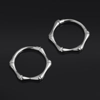 Argent, motif os, septum clicker, titane ASTM F136
