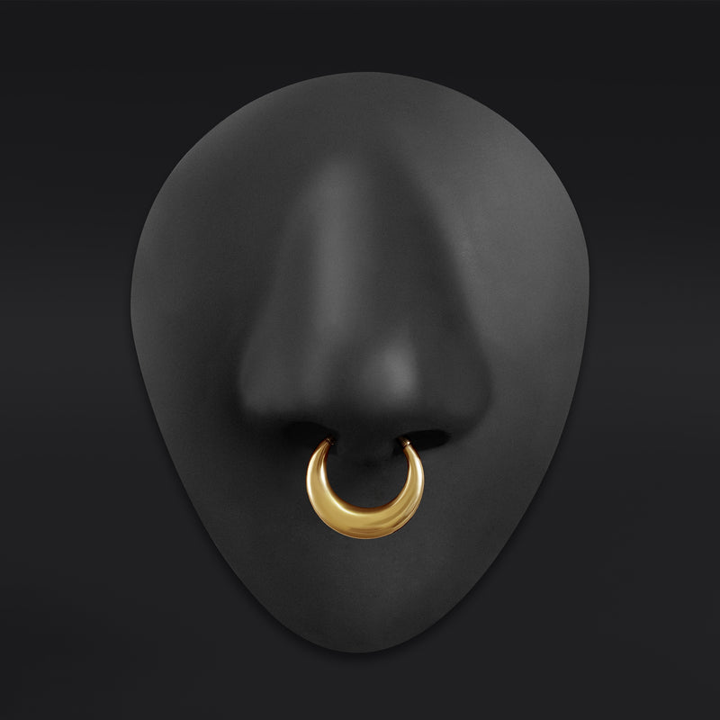 Septum Clicker, or, dôme, titane ASTM F136