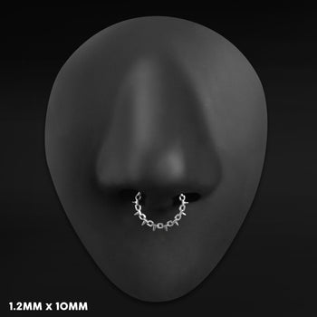 Herz BCR - Purple Opal - (316L Operationsstahl)