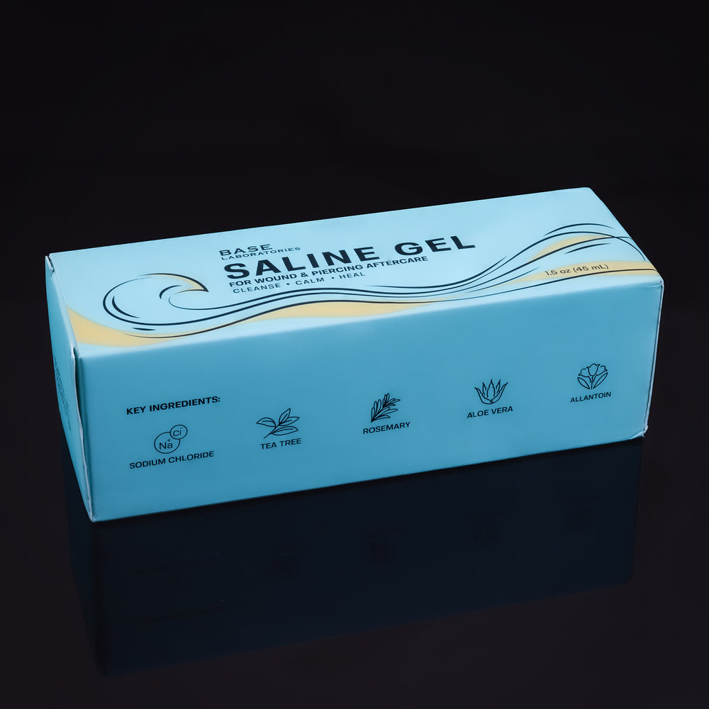Base Laboratories Piercing Aftercare Saline Gel - Base Laboratories Piercing Aftercare Saline Gel