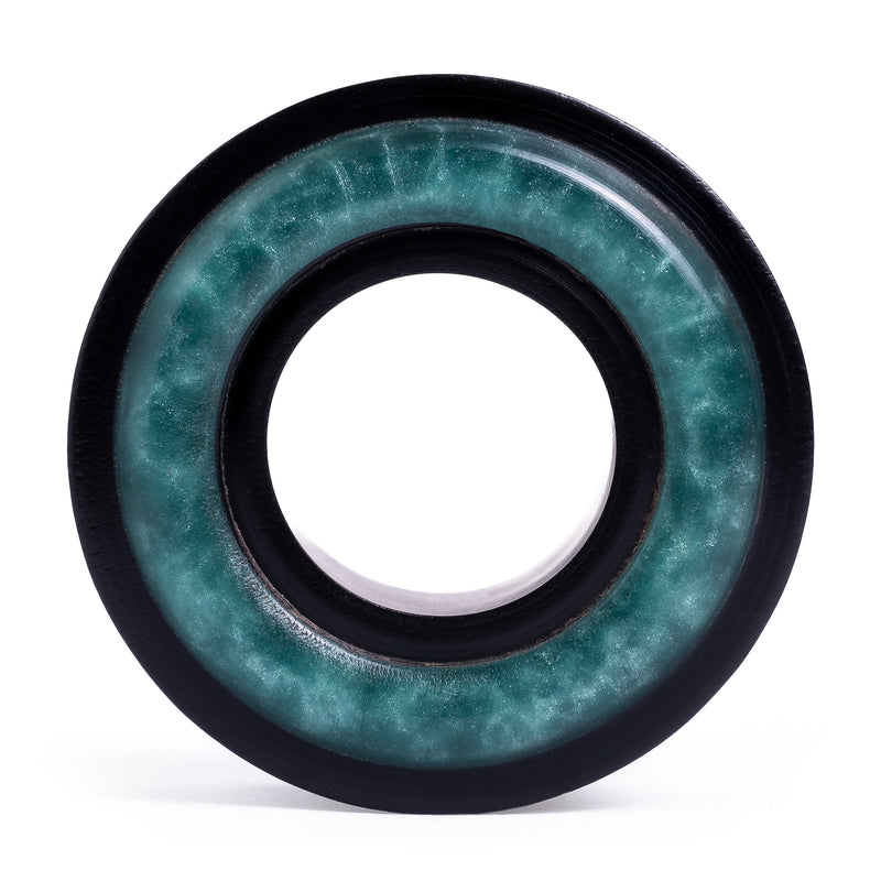 Black Ebony and Emerald Wood Tunnel