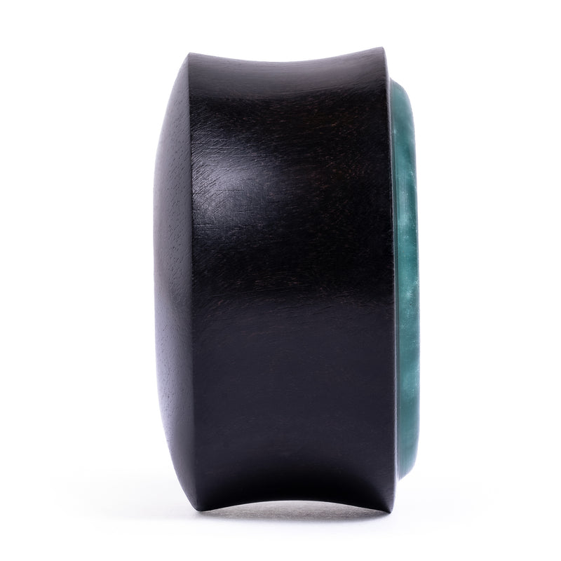 Black Ebony and Emerald Wood Tunnel