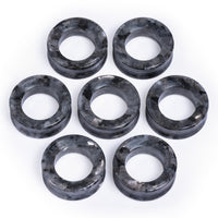 Tunnel double flare en labradorite noire / Plug / Gauge