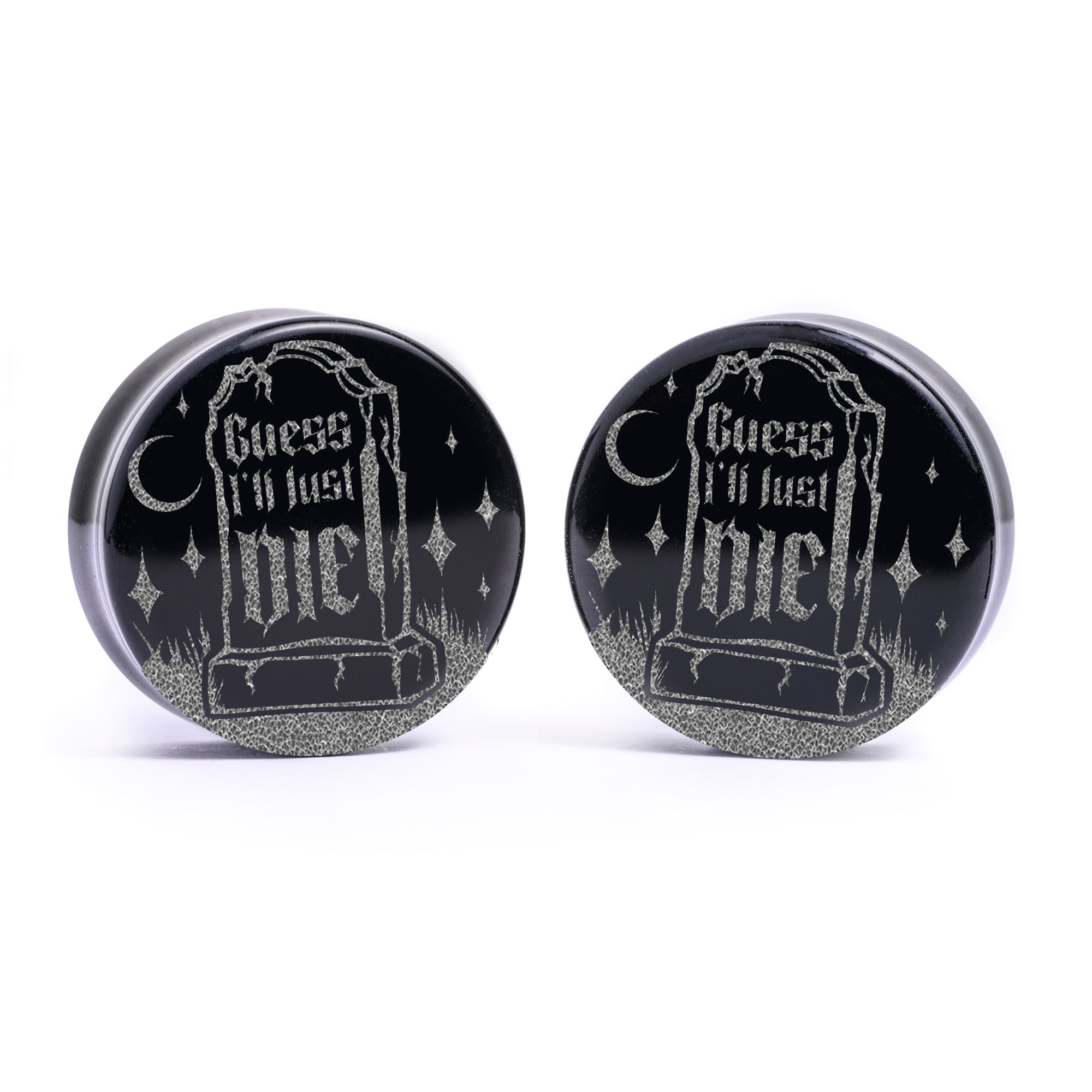 occult Black Onyx & Silver Bird Claw Earrings (Pair)