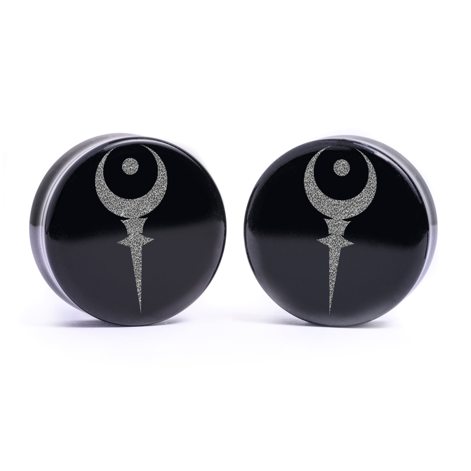 Alternative Gold Hammered Steel Hoop Ear Hangers - Pair