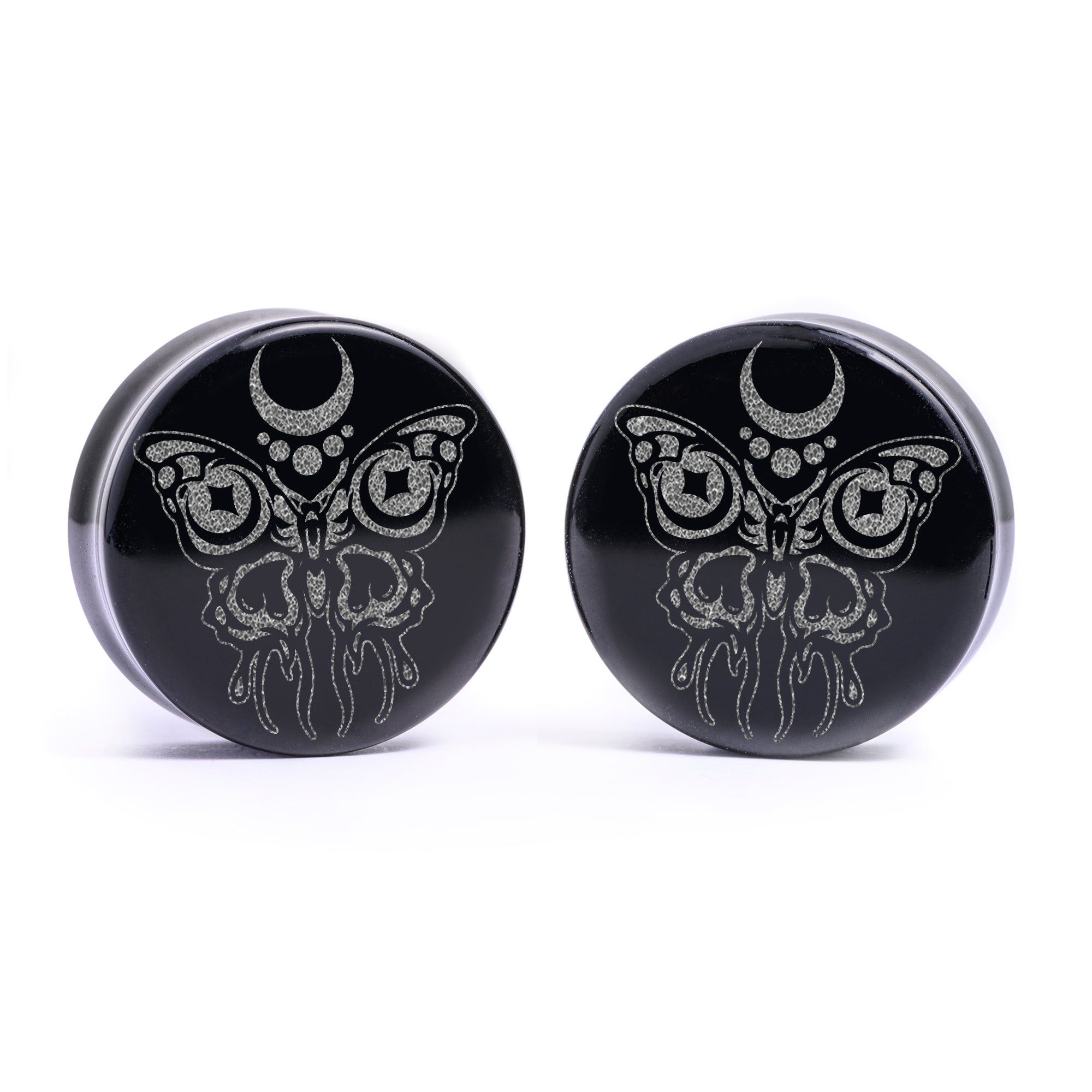 Alternative Gold Hammered Steel Hoop Ear Hangers - Pair