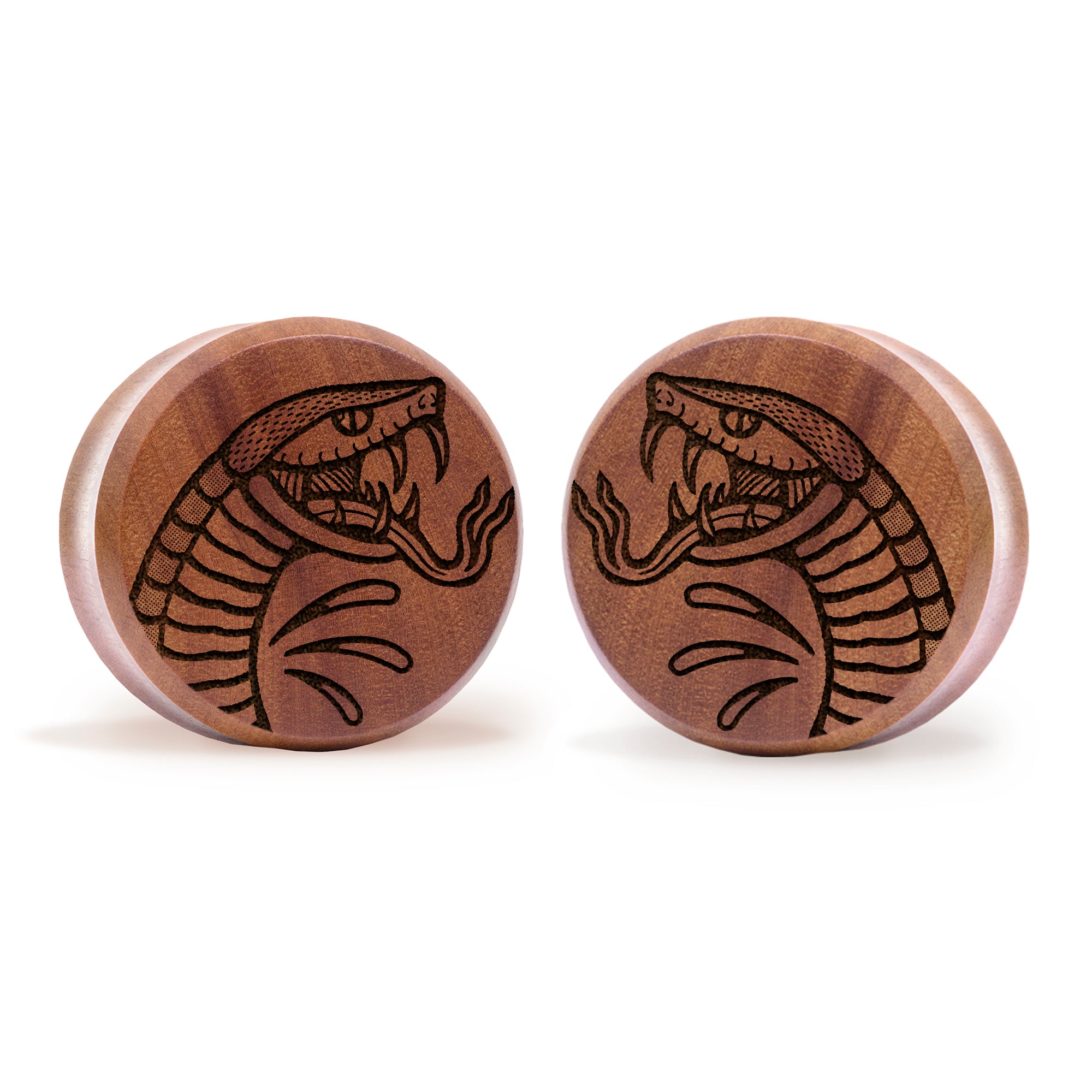 Spiked Hoop Steel Ear Weights - Pair