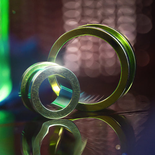 Green Screwback Stainless Steel Tunnel