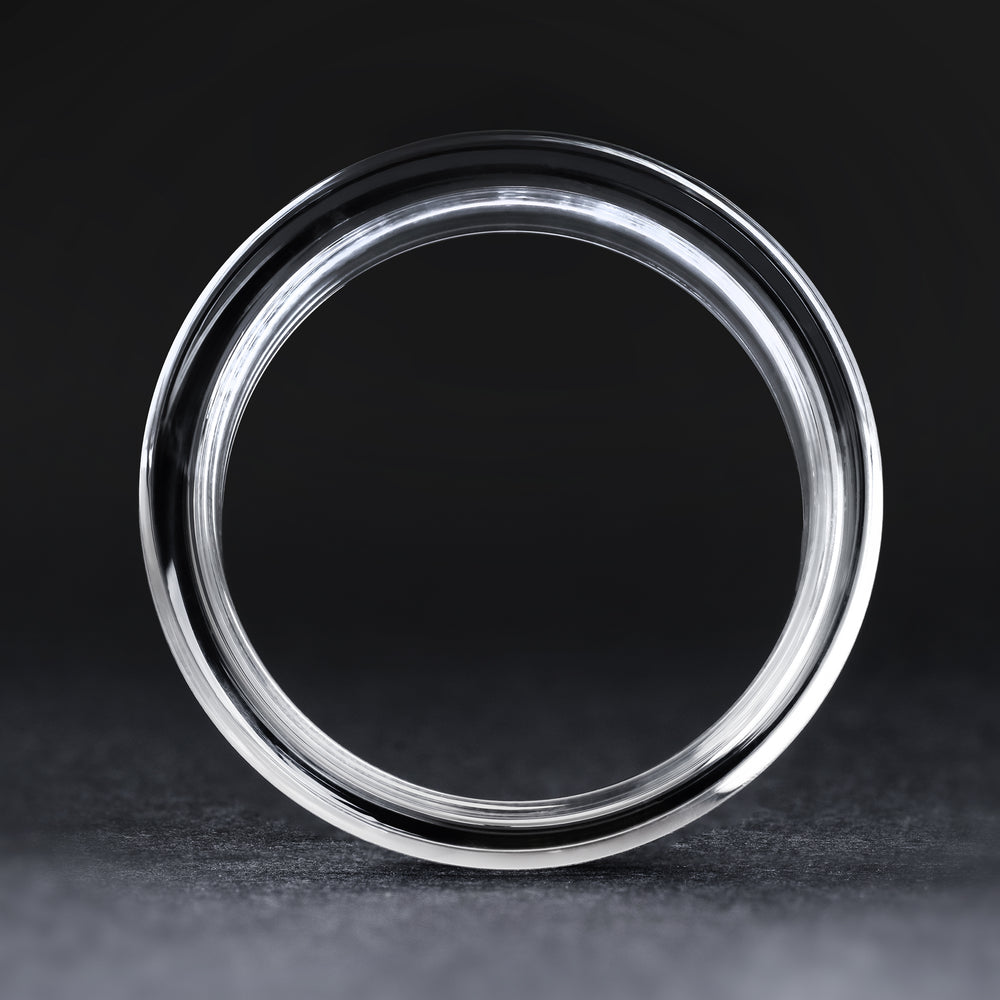 Clear Glass Single Flare Tunnel Plug / Gauge - Single Flare Glass Ear Tunnel Plug / Gauges in 6mm (00g), 20mm (13/16th)