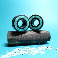 Crushed Turquoise Wood Tunnel