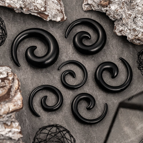 Black Spiral Taper / Plug