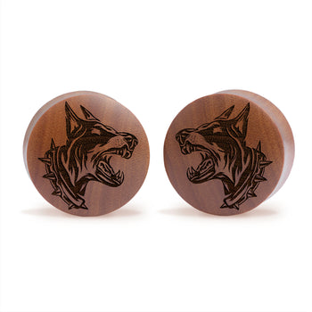 Cool red and black silicone tunnel