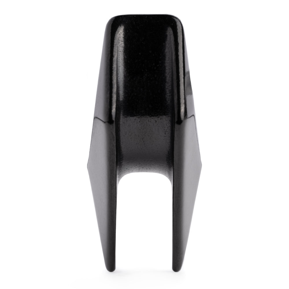 Schwarzer Triangle Saddle Plug/Tunnel/Gauge