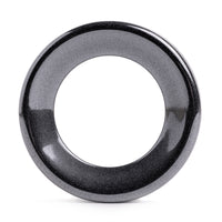 Tunnel d’oreille concave en pierre d’hématite, double évasement / Plug / calibre